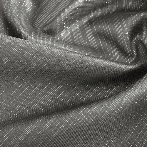 Poszewka ciemnoszara 40x40 z lurexem