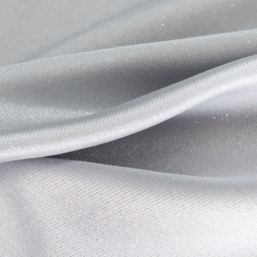 Poszewka jasnoszara 40x40 z lurexem