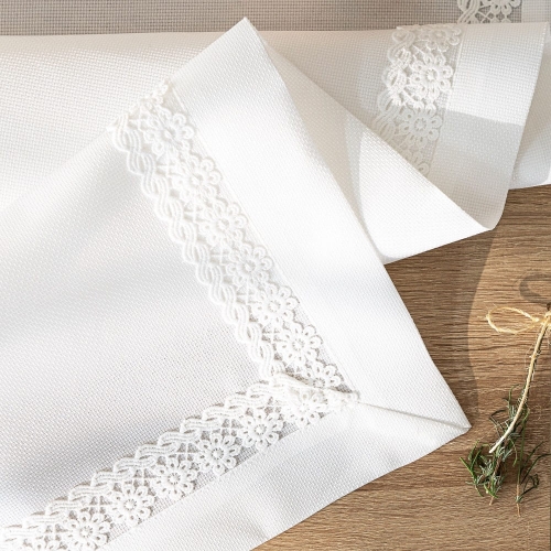 Bieżnik biały 38x160 Modena