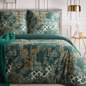 Komplet pościeli z bawełny satynowej Spring 220x200 w orientalny wzór