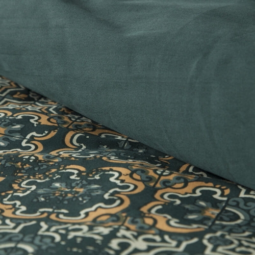 Komplet pościeli z bawełny satynowej Spring 220x200 w orientalny wzór