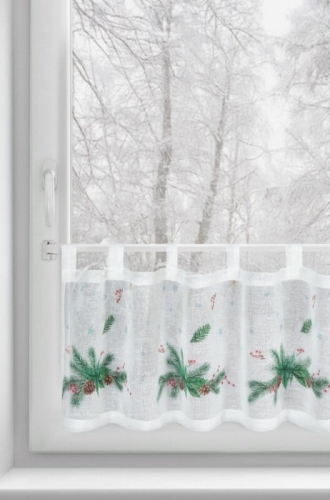 Zazdrostka świąteczna gotowa 30x150 Szyszki