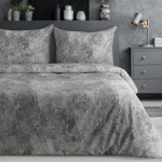 Komplet pościeli z bawełny satynowej Spring 220x200 w modny betonowy wzór