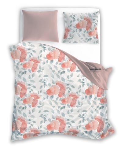 Pościel bawełna satynowa Milagro 160x200 Pastel Flora