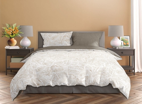 Pościel bawełna satynowa Milagro 160x200 Botanic Calm