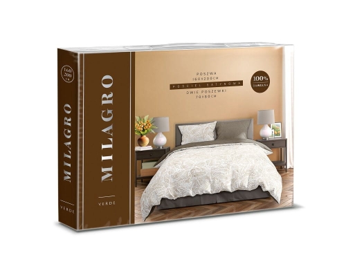 Pościel bawełna satynowa Milagro 160x200 Botanic Calm