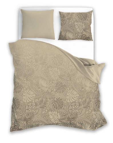 Pościel bawełna satynowa Milagro 160x200 Botaniczny Ornament