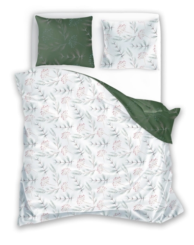 Pościel bawełna satynowa Milagro 160x200 Leśny Spokój