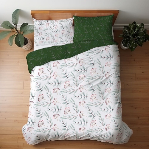 Pościel bawełna satynowa Milagro 160x200 Leśny Spokój