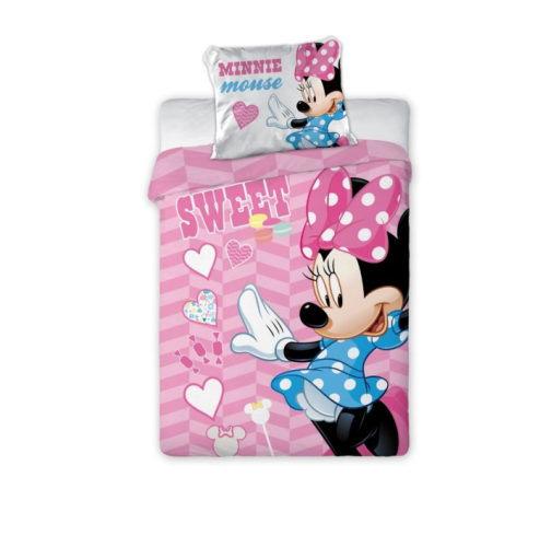 Komplet pościeli bawełnianej 100x135 Minnie Mouse