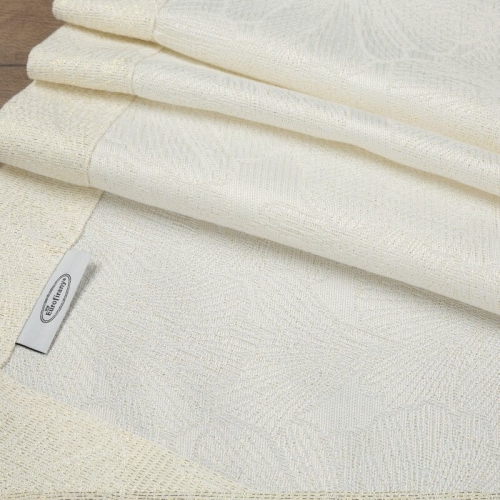 Obrus Lilian 145x350 kremowo złoty