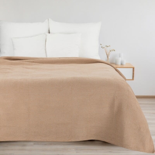 Koc Amber 220x200 beżowy