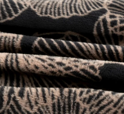 Koc akrylowy 150x200 Liść Miłorzębu