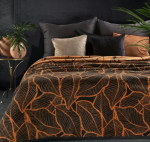 Koc akrylowy 150x200 Liście