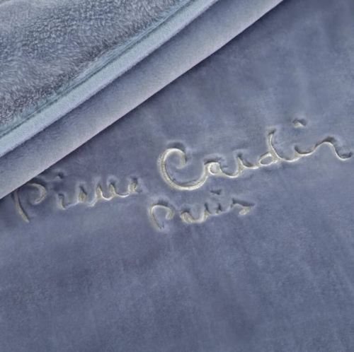 Koc 160x220 niebieski Pierre Cardin