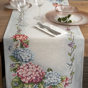 Bieżnik gobelinowy 45x140 Hortensje