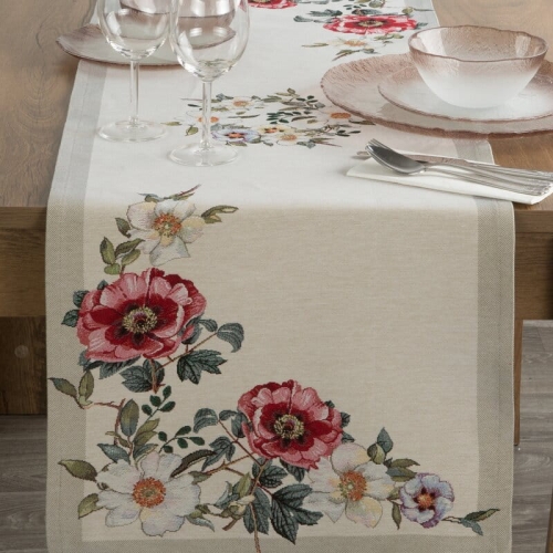 Bieżnik gobelinowy 45x140 Dzikie Róże
