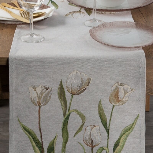 Bieżnik gobelinowy 45x140 Tulipany