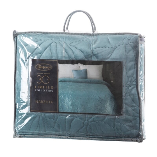 Narzuta Salvia 280x260 niebieska