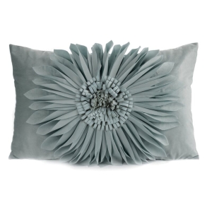 Poszewka velvetowa miętowa 30x50 Kwiatek 