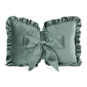 Poduszka miętowa z kokardą 35x55 