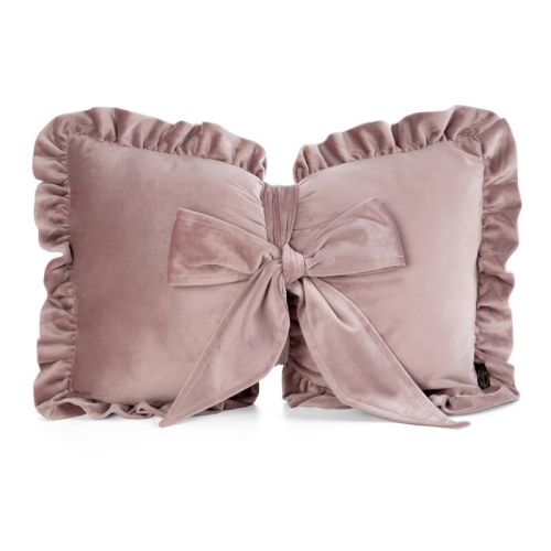 Poduszka pudrowa z kokardą 35x55