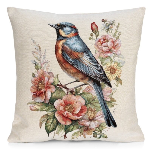 Poszewka gobelinowa 45x45 Zimorodek