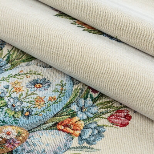 Wielkanocny bieżnik gobelinowy 40x100 Zajączek i Pisanki