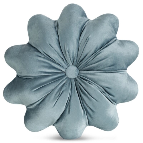 Poduszka niebieska Kwiatek 