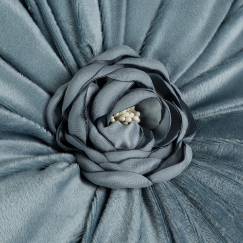 Poduszka niebieska Kwiatek 