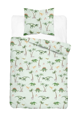 Pościel bawełniana dziecięca 160x200 Xoxo Dino