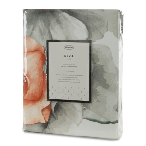 Ekskluzywna pościel Premium 220x200 w brzoskwiniowe róże