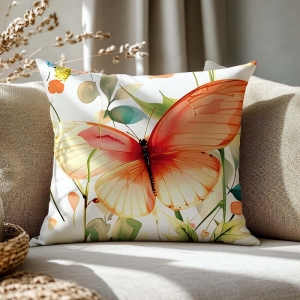 Poszewka z bawełny satynowej Satynlove 40x40 Motyl