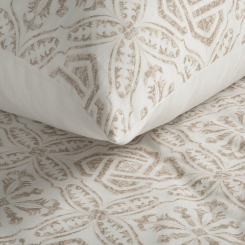 Komplet pościeli z bawełny satynowej 220x200 wzór ornamentalny