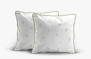 Komplet poszewek z perkalu 40x40 Drobne Stokrotki Lame Percale