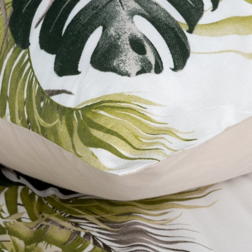 Komplet pościeli bawełnianej w tropikalne liście 220x200 Amber