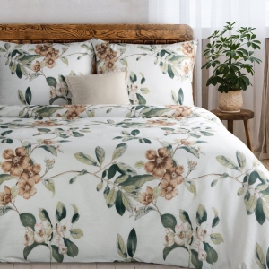 Komplet pościeli bawełnianej z motywem kwiatowym 220x200 Nikola
