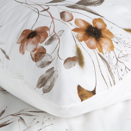 Komplet pościeli bawełnianej w kwiaty 160x200 Celine