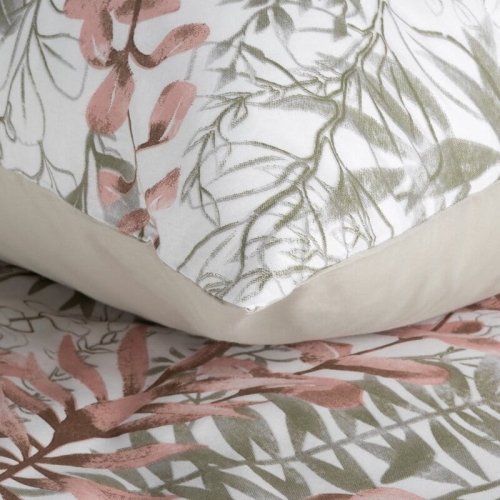 Komplet pościeli bawełnianej w liście 220x200 Fressia