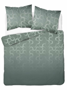 Komplet pościeli Home Satin z satyny bawełnianej 160x200 w zieleń szałwiową 
