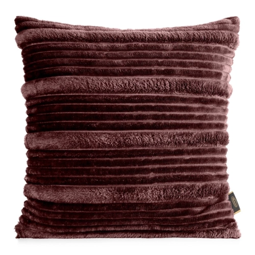 Poszewka dekoracyjna Nina 45x45 burgundowa 