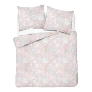 Komplet pościeli Home Satin z satyny bawełnianej 220x200 w pastelowe kwiaty