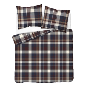 Komplet pościeli Home Satin z satyny bawełnianej 220x200 klasyczna krata