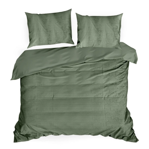 Pościel z naturalnej tkaniny Tencel 160x200 Szałwiowa Tulia 