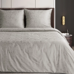 Pościel z naturalnej tkaniny Tencel 160x200 Srebrna Tulia