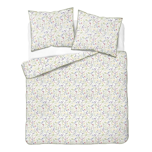 Pościel z perkalu 220x200 Kolorowe Drobne Kwiaty Lame Percale