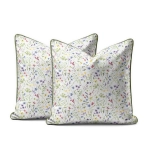 Komplet poszewek z perkalu 40x40 Kolorowe Drobne Kwiaty Lame Percale