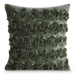 Poszewka Roses Ewa Minge 45x45 Oliwkowa