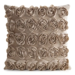Poszewka Roses Ewa Minge 45x45 Ciemno Beżowa
