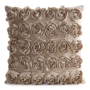 Poszewka Roses Ewa Minge 45x45 Ciemno Beżowa